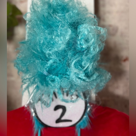 Thing 1 or 2 with wig and extra Thing 2 t shirt. - Picture 5 of 8